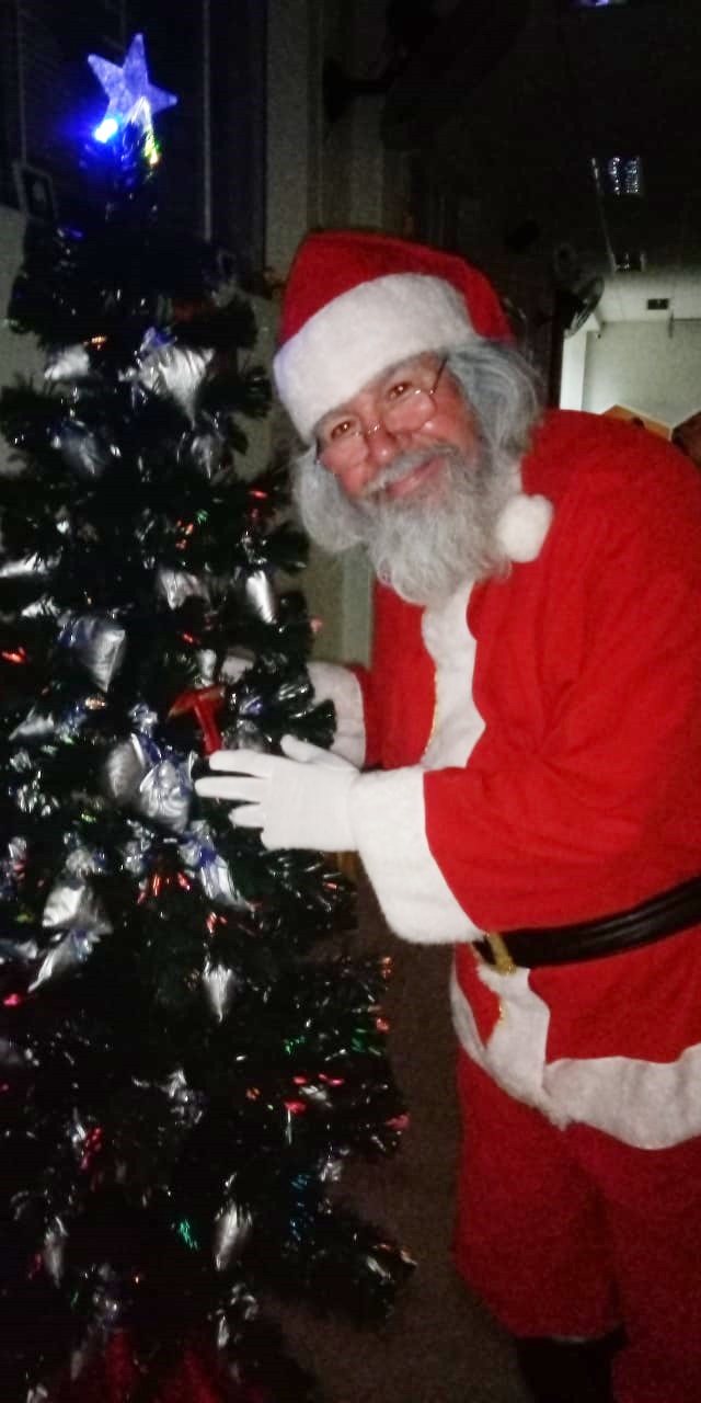 Papai Noel para ação promocional de natal